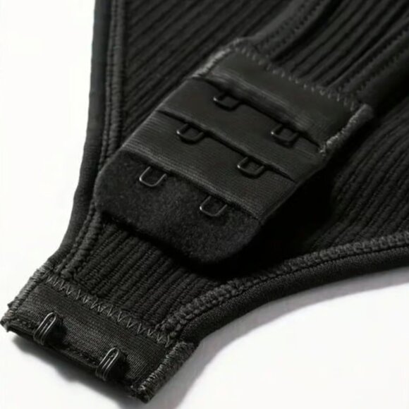 Bundle: Round Neck Hollow Chest Sexy Bodysuit | XS | Form-Fitting Stretch NWOT - Picture 8 of 12